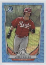 2014 Bowman Draft Top Prospects Chrome Blue Wave Refractor Jesse Winker #CTP-25