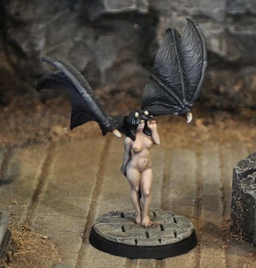 OTHERWORLD MINIATURES- Succubus , Dungeons and Dragons Metal Miniature