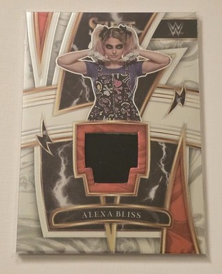 Alexa Bliss 2022 WWE Panini Select Worn Shirt Patch Relic #SP-ABL Wyatt