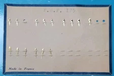 SB1-H1: Gold Watch Hands for FHF 175 – NOS French-Made – Hour & Minute Pair