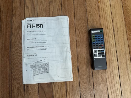 Sony FH-15R Compact Hi-Density Component System Hi-Fi Stereo - Picture 11 of 11