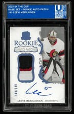 2023-24 Upper Deck The Cup Leevi Merilainen RC Rookie Patch Auto /249