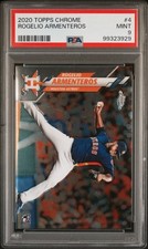 2020 TOPPS CHROME #4 ROGELIO ARMENTEROS ROOKIE RC PSA 9