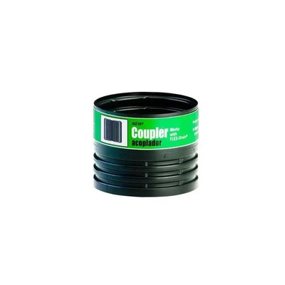 FLEX-Drain 55020 Flexible Corrugated Coupling Drain Pipe Connector for 4'' Pipe