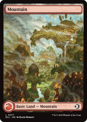 Mountain (0277) Foil NM EN 277 Lorwyn Eclipsed
