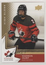2020-21 Upper Deck Team Canada Juniors Hlinka High Gloss /25 Daemon Hunt #14 yc8