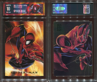 #ad #ad 1994 FLAIR MARVEL ANNUAL POWER BLAST SPIDER MAN #15 LEGIONS LGS GEM MINT 10 $89.99