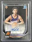 KOBY BREA 2025-26 BOWMAN CHROME ROOKIE BLACK SAPPHIRE REFRACTOR AUTO RC 4/10