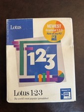 Lotus 123 for DOS 1991 Release 2.3 Media Vintage PC Program 4 dyskietki