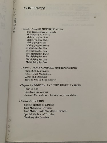 TRACHTENBERG SPEED MATHEMATICS SELF-TAUGHT By Ann Cutler Ex-library - Picture 8 of 15