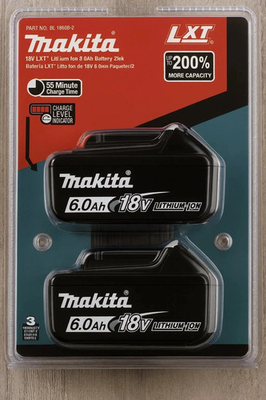 #ad 2 x Makita BL1860B 2 18V LXT Lithium Ion 6.0 Ah $102.99