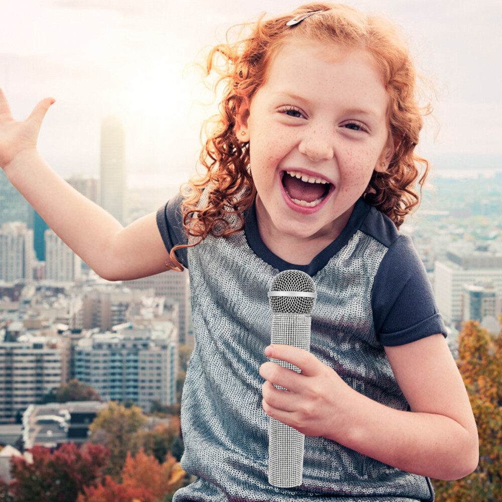 2pcs Performance Microphone Pretend Play Microphones Fake Microphone