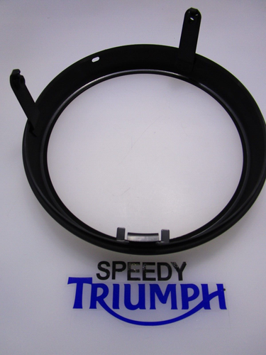 TRIUMPH SPEED TWIN HEADLIGHT BEZEL RIM BLACK T2701116 - Picture 7 of 8