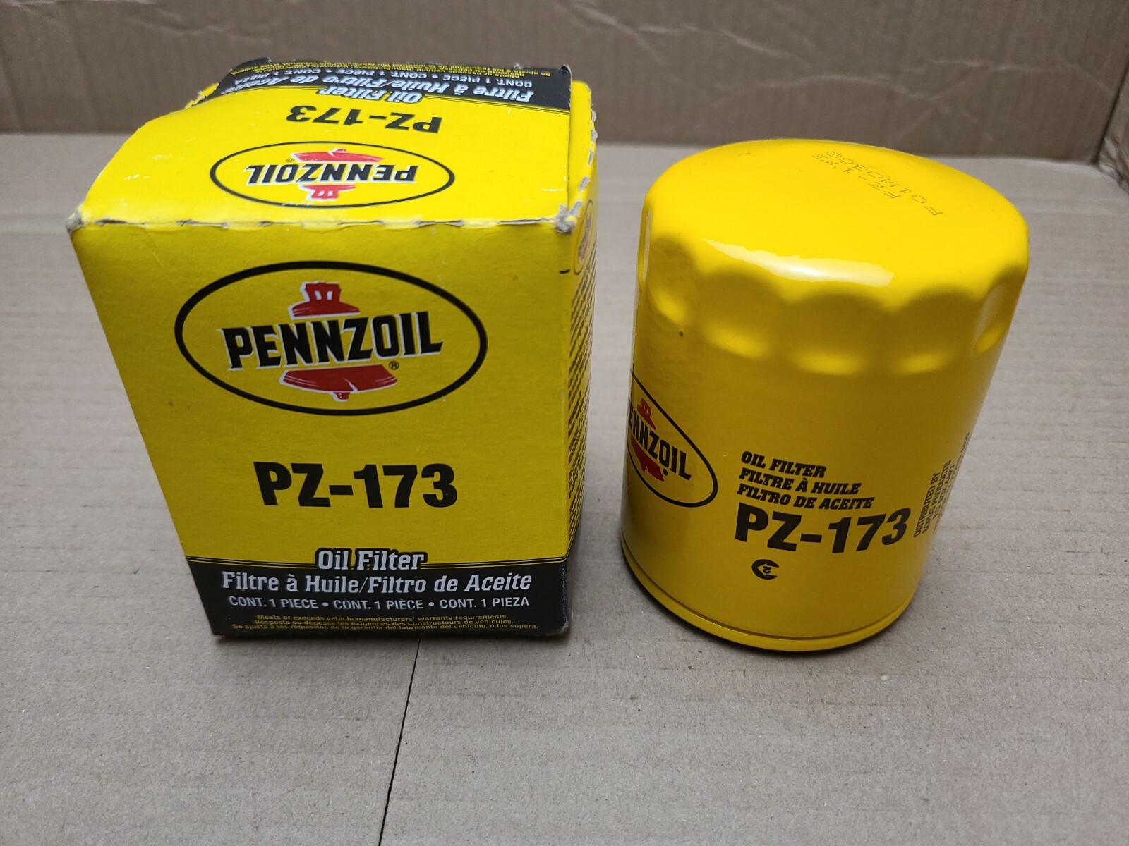 Pennzoil PZ173 Regular Spinon Oil Filter eBay