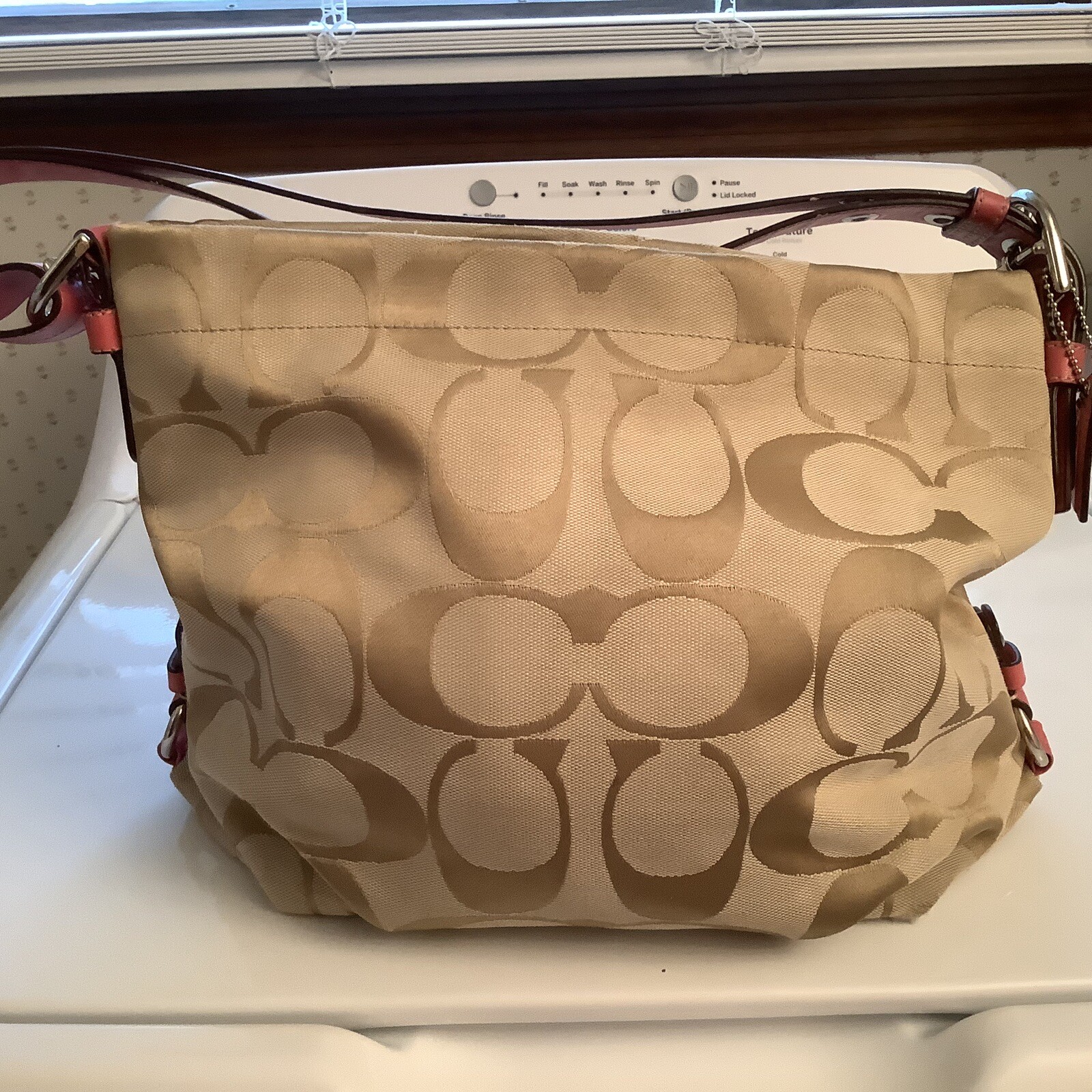 Coach Signature Shoulder Hobo Bag Gem