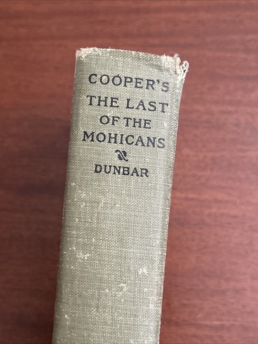 Antique The Last Of The Mohicans Dunbar Cooper Standard English Classics 1898 - Picture 7 of 24