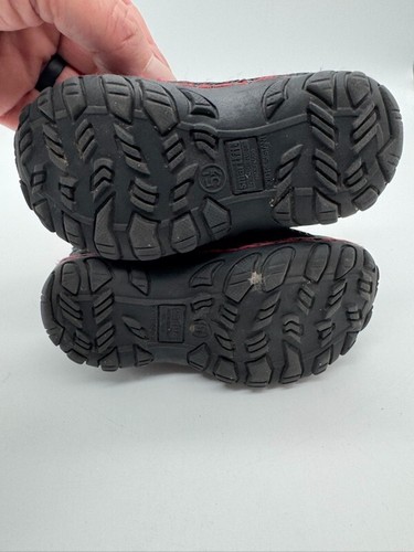 SmartFit Boys Toddler Sneakers Black & Red Size 5 1/2 - Picture 7 of 10