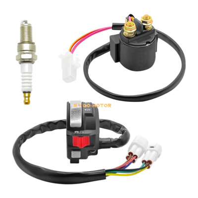 #ad Handlebar Switch amp; Starter Solenoid Relay amp; Spark for Yamaha Warrior 350 2002 03 $27.98