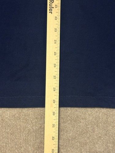 Rocawear Denim Co Long Sleeve Shirt XL Navy Red Trim Streetwear Hip Hop Jay-Z - Picture 9 of 11
