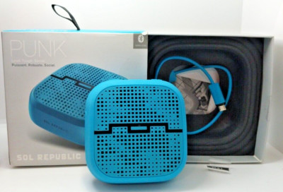 Sol Republic Punk Wireless Speaker  Speaker Blue Tooth Open Box