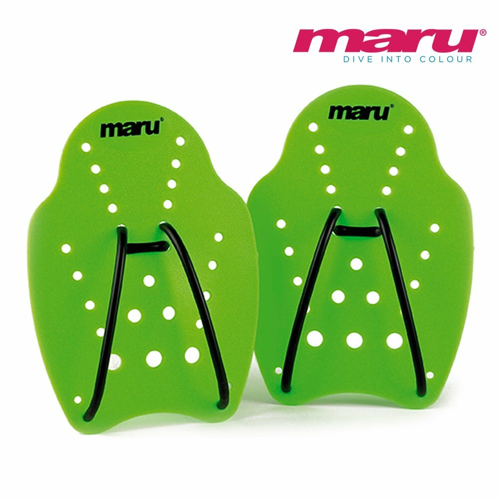 Maru Swimming Training Hand Paddles Small Medium Large Blue Red Pink Green NEW eBay