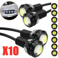 10x White DC 12V Eagle Eye LED Daytime Running DRL Backup Light Car Rock Lamp