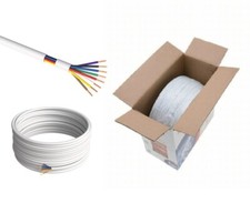 500FT Alarm Security Cable 22/8 Gauge Stranded Unshielded CCA Burglar Alarm Wire