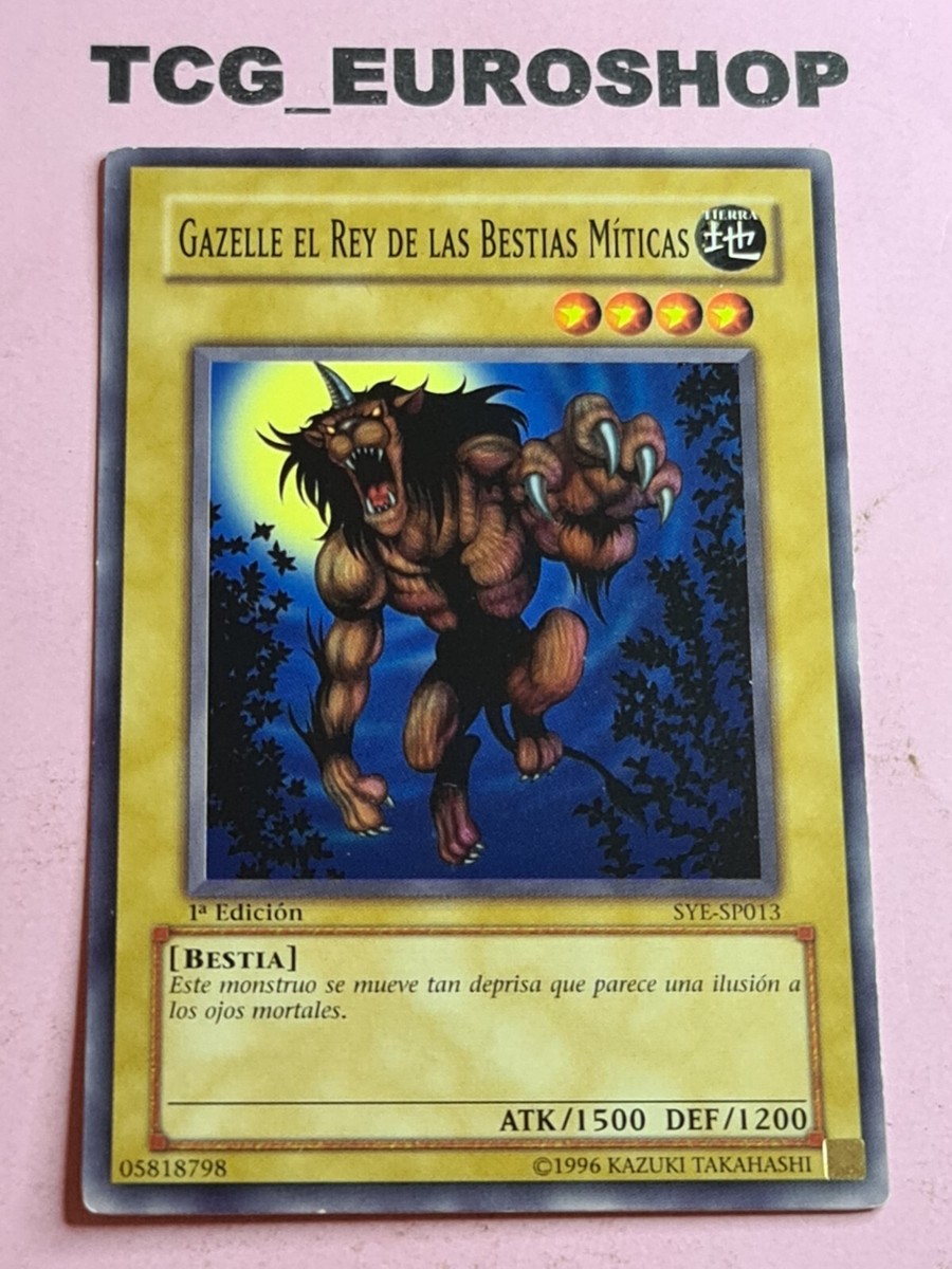 Gazelle the King of Mythical Beasts ○ YUGIOH ○ SYE ○ COMMON