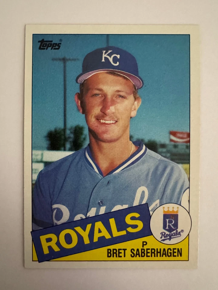 Kansas City Royals 1985-89 Topps conjuntos de equipo base (lote de 5 juegos con Bo, Saberhagen RCs) Foto 2 de 4