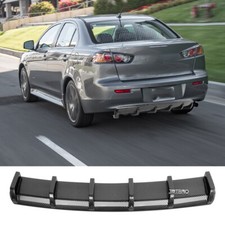 For Mitsubishi Lancer Evo Car Rear Bumper Diffuser Spoiler Carbon Fiber Body Kit For Mitsubishi Lancer Evo Car Rear Bumper Diffuser Spoiler Carbon Fiber Body Kit