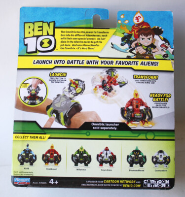 BEN 10 ミニデッキ 4パック Ben 10 Omni-Launch Battle Transform Figures Four Arms & Wildvine