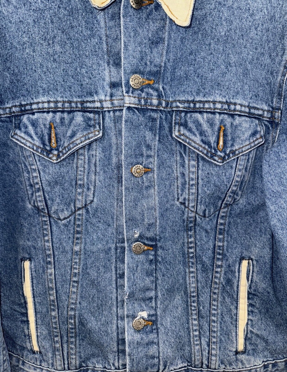 Vintage Arizona Jean Company Blue Type 3 Denim Jacket Sz L