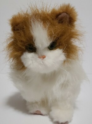 Furreal Friends Kitten 2009 Kitty Cat Hasbro Walking Meows Purrs Working  94986