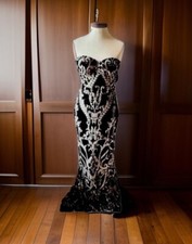 Black Sparkly long Dress 6