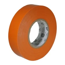 TapesSupply 100 ROLLS ORANGE ELECTRICAL TAPE 3/4" X 66 FT