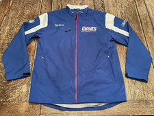NFL NY GIANTS Jacket Reebok System Control Sideline blue Men's Small S New York