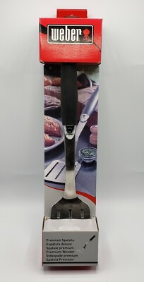 Weber Spatula Premium 6620 Stainless Steel Grilling Cooking Accessory New