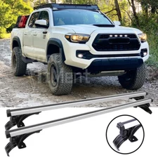 For Toyota Tacoma 48" Car Top Roof Rack Cross Bar Luggage Cargo Carrier Aluminum