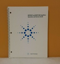 Agilent 08447-90066 8447D/E/F+8447F+H64 Amplifiers Operation and Service Manual