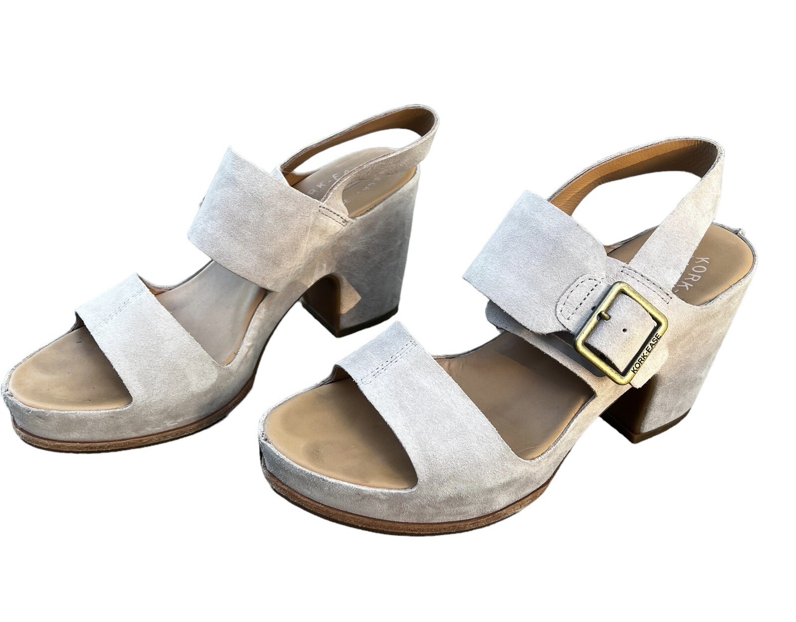 KorkEase San Carlos Natural Wedge Light Pink Suede S… Gem