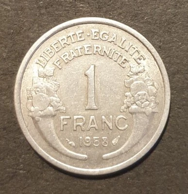 1 FRANC MORLON Aluminium 1958 - Photo 1/2