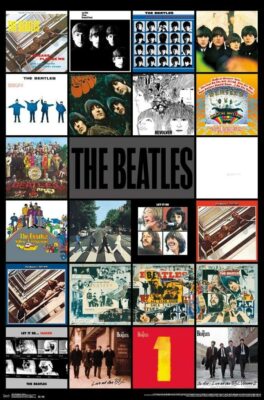 Laminated The Beatles - Album Covers Poster - 24.5'' x 36.5''