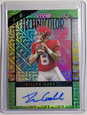 2024 Leaf Vivid Technicolor Dillon Gabriel Auto # 1/4