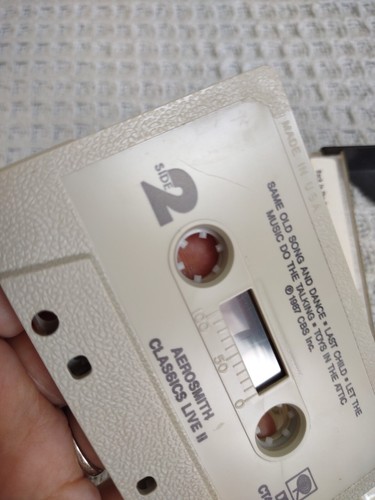1987 Aerosmith Cassette: Classics Live II. Tested - Picture 15 of 23