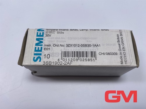 VPE 10x Bombilla Incandescente Siemens 3SB1902-2AF 30V 2W Clara 10 Mm - Imagen 2 de 9