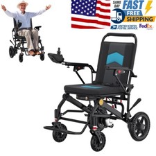 Lightweight Electric Wheelchair Mobility Foldable Power Wheelchair 2 250W 6A 24V