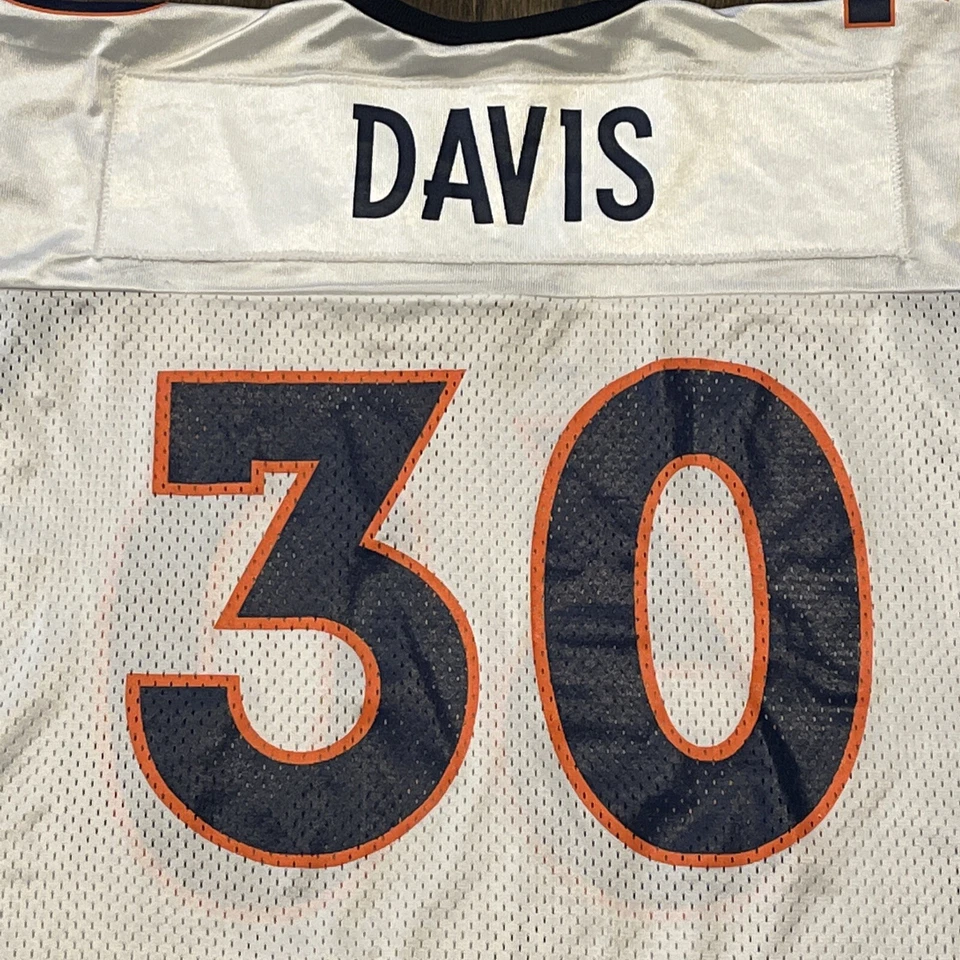 Футболка Denver Broncos Terrell Davis мужская размер XL 48 чемпионская белая винтажная - Изображение 3 из 4