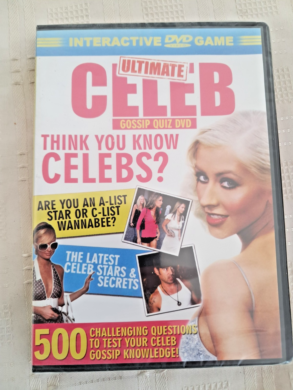 THE ULTIMATE CELEB GOSSIP QUIZ INTERACTIVE DVD NEW SEALED REGION FREE