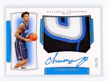 Chuma Okeke 2019 National Treasures Horizontal Rookie Patch Auto /75 Magic