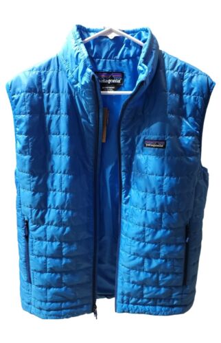 NWT Patagonia Nano Puff Vest Men's Medium Andes Blue 84242 NWT - Picture 3 of 6